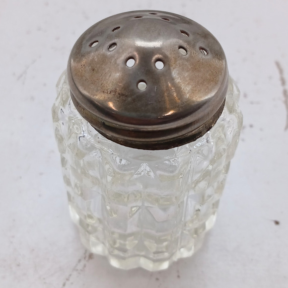 VTG Leonard Sheffield Silver Plate Crystal Caddy Salt Pepper Cruets Vinegar Oil - Picture 3 of 16